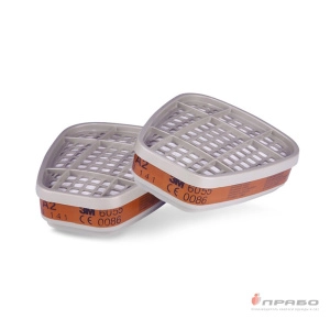 Фильтр противогазовый 3М 6055 (класс защиты А2). Артикул: Рес148. #REGION_MIN_PRICE#