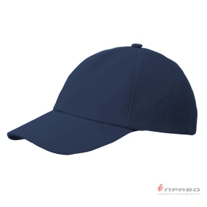 Бейсболка на липучке тёмно-синяя. Артикул: Гол107. #REGION_MIN_PRICE# в г. Москва