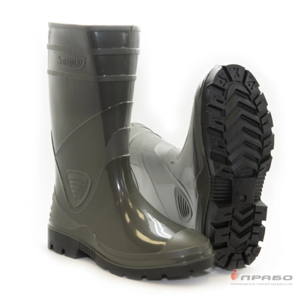 Сапоги мужские ПВХ арт. 165-03 оливковые (34 см). Артикул: Пвх159. #REGION_MIN_PRICE# в г. Уфа