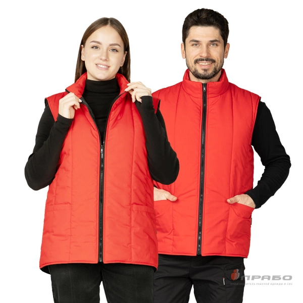 Жилет утеплённый «Инсар» красный. Артикул: 12948. #REGION_MIN_PRICE# в г. Москва