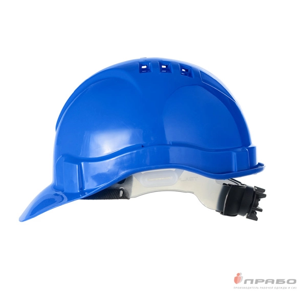Каска защитная «Европа» с храповым механизмом «К-01 Еланпласт» синяя. Артикул: 12025. #REGION_MIN_PRICE#