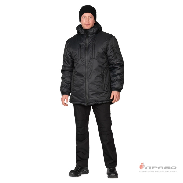 Куртка мужская утеплённая «Вегард» чёрная. Артикул: 10827. #REGION_MIN_PRICE# в г. Москва