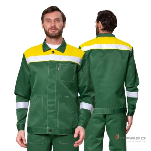 Костюм мужской «Пантеон 2 СОП» зелёный/жёлтый. Артикул: Кос119с. #REGION_MIN_PRICE# в г. Уфа