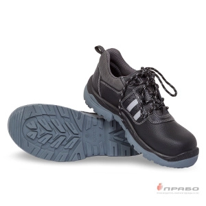 Полуботинки «Барс А-6» с подошвой ПУ/ТПУ и композитным подноском чёрные. Артикул: Бот4. #REGION_MIN_PRICE# в г. Казань