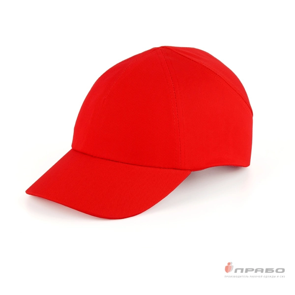 Каскетка защитная «RZ FavoriT Cap РОСОМЗ» красная. Артикул: 12019. #REGION_MIN_PRICE#