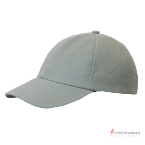 Бейсболка на липучке серая. Артикул: Гол107. #REGION_MIN_PRICE# в г. Санкт-Петербург