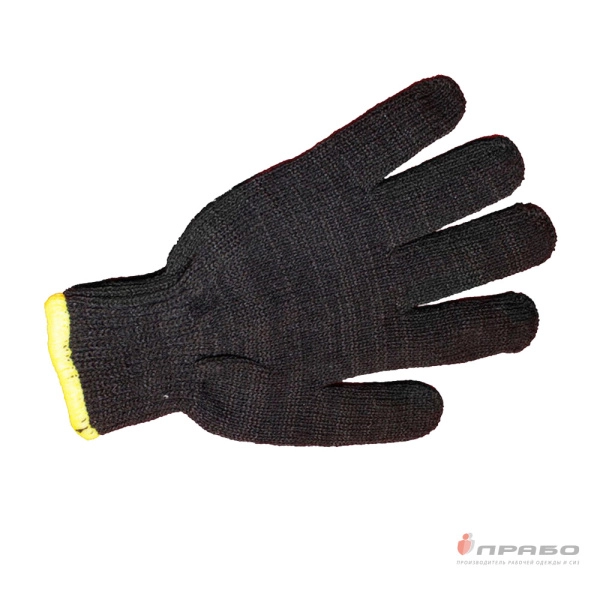 Перчатки полушерстяные двойной вязки на хлопковой основе. Артикул: Пер171. #REGION_MIN_PRICE#