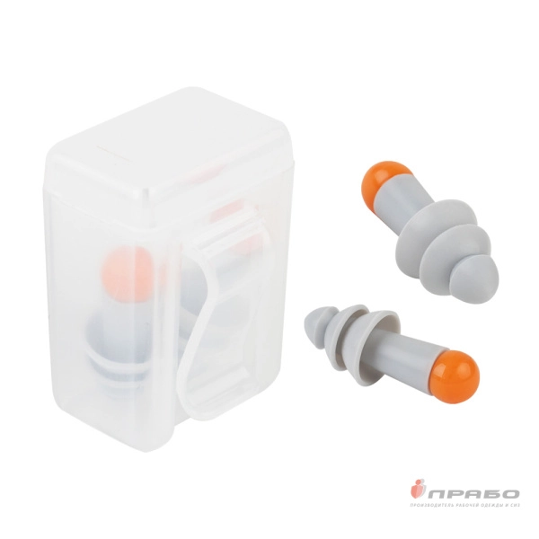 Беруши противошумные многоразовые силиконовые без шнурка в пластиковом боксе Jeta Safety JEM30 33 дБ . Артикул: 11885. #REGION_MIN_PRICE#