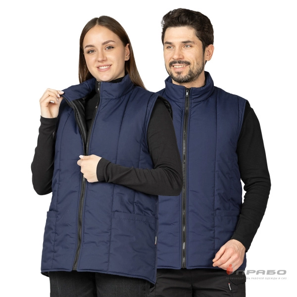 Жилет утеплённый «Инсар» тёмно-синий. Артикул: 12948. #REGION_MIN_PRICE# в г. Москва