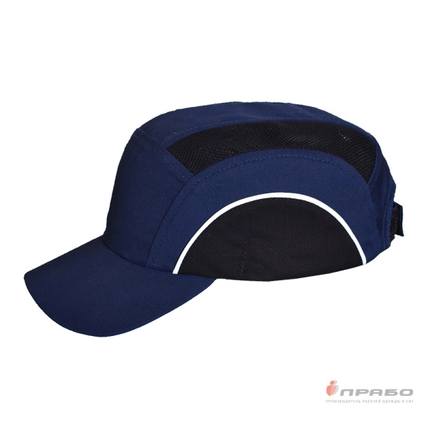 Каскетка защитная с вставкой из ABS-пластика и СОП синяя. Артикул: 9405. #REGION_MIN_PRICE#