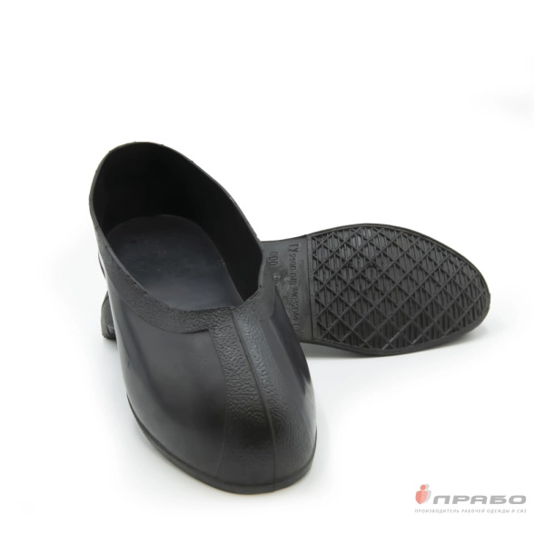 Галоши универсальные резиновые на валенки чёрные