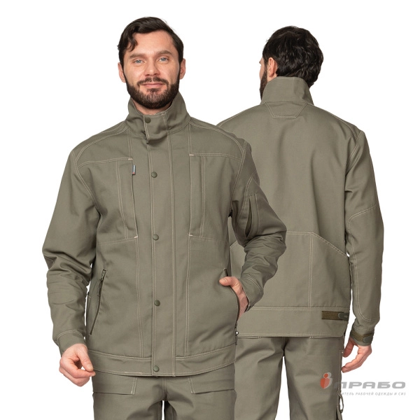 Костюм мужской «Викинг 2021» хаки (куртка и брюки). Артикул: 10044. #REGION_MIN_PRICE# в г. Уфа