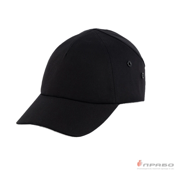 Каскетка защитная «RZ FavoriT Cap РОСОМЗ» чёрная. Артикул: 12019. #REGION_MIN_PRICE#
