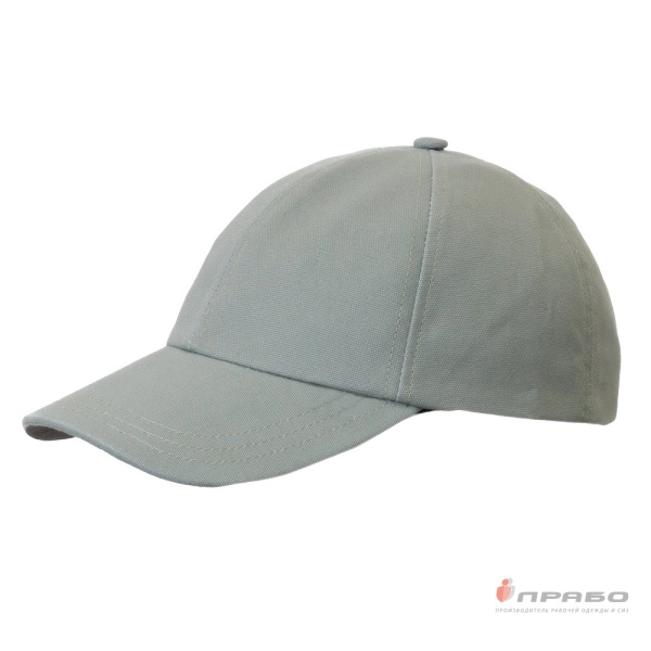 Бейсболка серая с жёстким козырьком. Артикул: Гол101. #REGION_MIN_PRICE# в г. Новосибирск