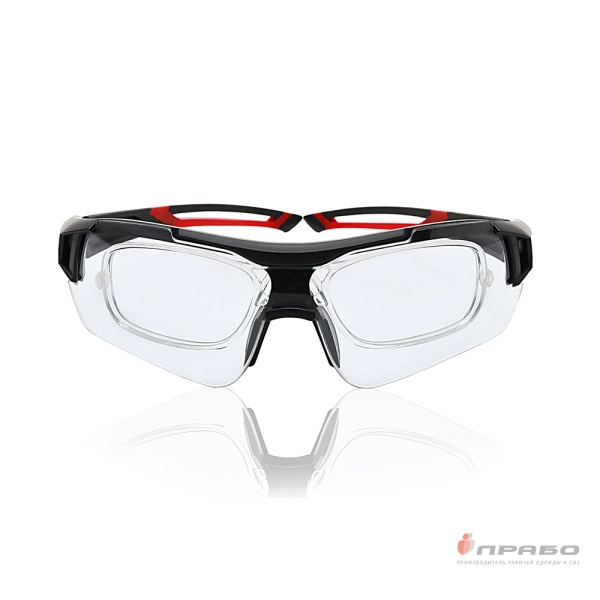 Очки защитные открытые антизапотевающие с двухсторонним покрытием «Дуэт» дымчатые. Артикул: 11141. #REGION_MIN_PRICE#