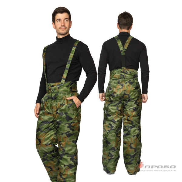 Артикул: Вод037. Наименование: Брюки камуфлированные утеплённые мужские. Сезонность: зима. Ценовой сегмент: . #REGION_MIN_PRICE# в Москве. Заказ на PRABO.РУ
