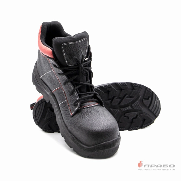 Ботинки «Барс Нитро Н-5» с подошвой ПУ/нитрил и КП чёрные. Артикул: Бот13. #REGION_MIN_PRICE# в г. Москва