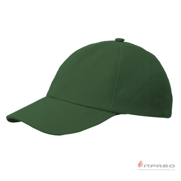 Бейсболка зелёная с жёстким козырьком. Артикул: Гол101. #REGION_MIN_PRICE# в г. Новосибирск