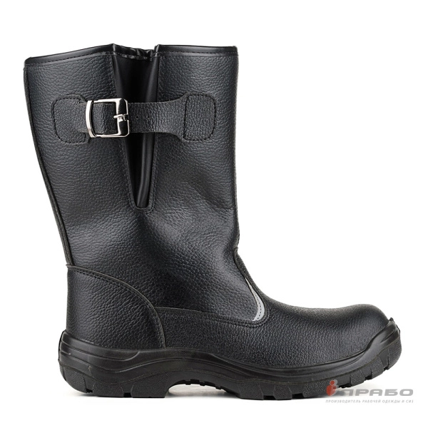 Сапоги «Олимп-15-ОИ» с подошвой ПУ (кожа и винилискожа) чёрные. Артикул: Кож159. #REGION_MIN_PRICE# в г. Москва