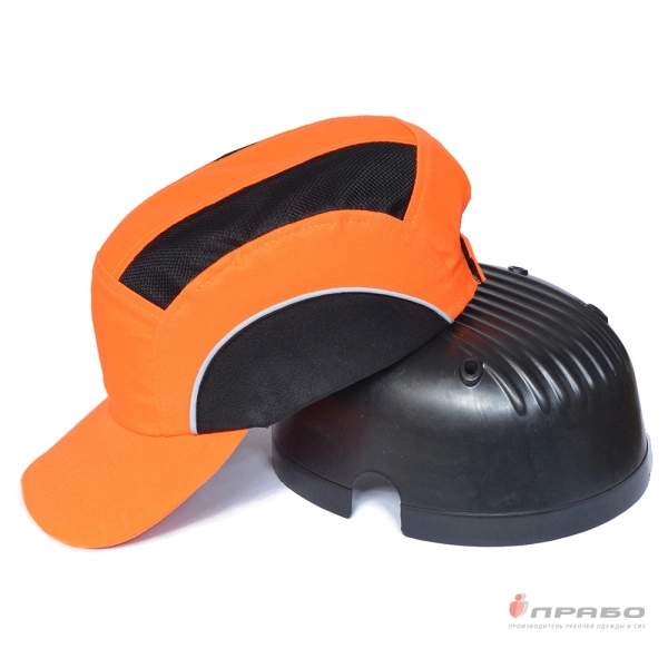 Каскетка защитная с вставкой из ABS-пластика и СОП оранжевая. Артикул: 9405. #REGION_MIN_PRICE#