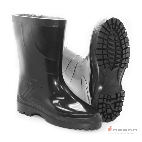 Сапоги мужские ПВХ «Sardonix 166-03» чёрные (28 см). Артикул: Пвх157. #REGION_MIN_PRICE# в г. Москва