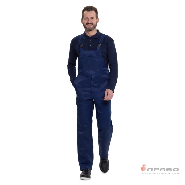 Полукомбинезон мужской «Стандарт 2» синий. Артикул: Пол102. #REGION_MIN_PRICE# в г. Санкт-Петербург