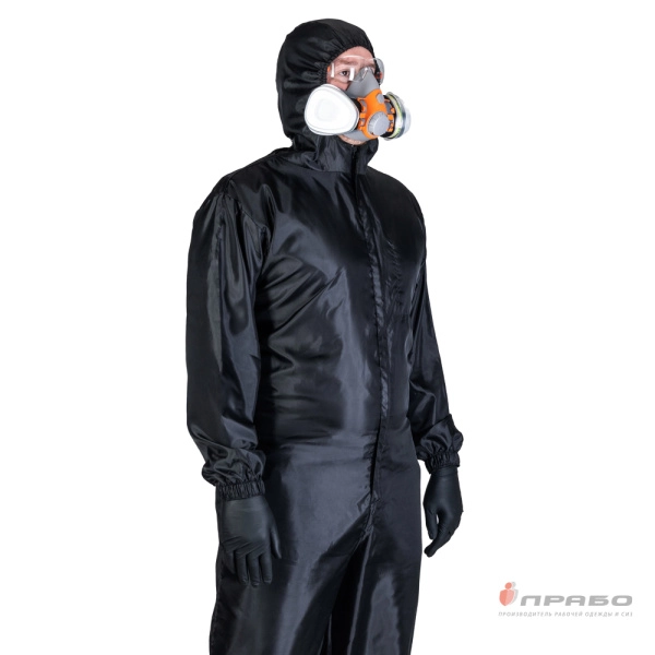 Комбинезон многоразовый малярный JPC75 чёрный. Артикул: 10368. #REGION_MIN_PRICE# в г. Москва