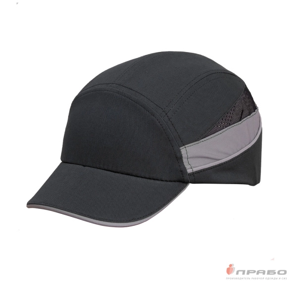 Каскетка защитная «RZ BioT Cap РОСОМЗ» чёрная. Артикул: 12020. #REGION_MIN_PRICE#