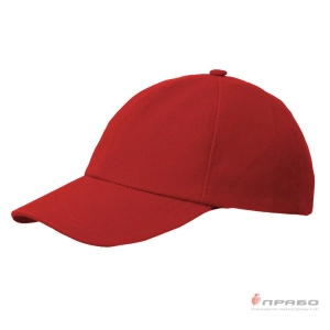 Бейсболка красная с жёстким козырьком. Артикул: Гол101. #REGION_MIN_PRICE# в г. Уфа