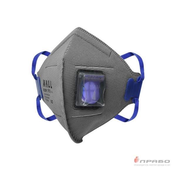 Респиратор Wall 95CHK FFP2 NR D с клапаном выдоха арт. 19503 F. Артикул: 10768. #REGION_MIN_PRICE#