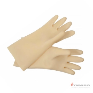 Перчатки диэлектрические латексные бесшовные. Артикул: Диэл103. #REGION_MIN_PRICE#