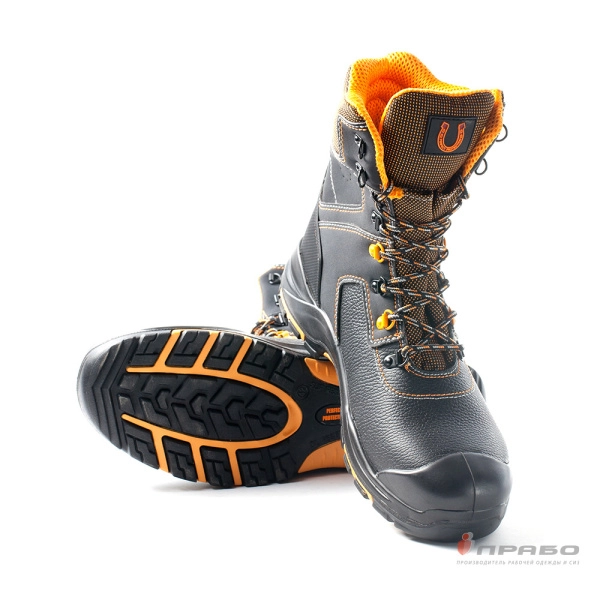 Ботинки с высоким берцем «Perfect Protection PRB10N-CK» ПУ/нитрил, КП, чёрные. Артикул: 9633. #REGION_MIN_PRICE# в г. Новосибирск