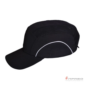 Каскетка защитная с вставкой из ABS-пластика и СОП чёрная. Артикул: 9405. #REGION_MIN_PRICE#