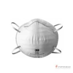 Респиратор противоаэрозольный 3М 8101 (FFP1 NR D). Артикул: Рес101. #REGION_MIN_PRICE#