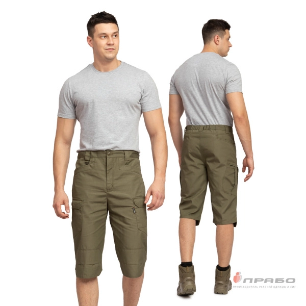 Артикул: Шор001. Наименование: Шорты мужские «Камелот» из ткани рип-стоп хаки. Сезонность: лето. Ценовой сегмент: . #REGION_MIN_PRICE# в Казани. Заказ на PRABO.РУ
