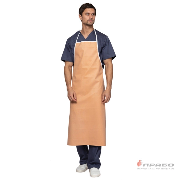 Фартук влагостойкий из медицинской клеенки универсальный. Артикул: Вл310. #REGION_MIN_PRICE# в г. Новосибирск