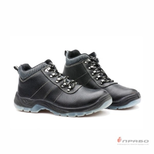 Ботинки кожаные "Викинг-17" с подошвой ПУ/ТПУ и КП чёрные