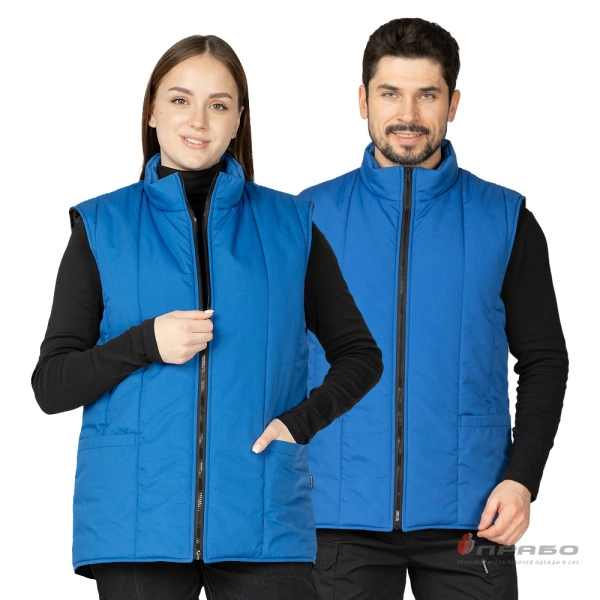 Жилет утеплённый «Инсар» васильковый. Артикул: 12948. #REGION_MIN_PRICE# в г. Москва