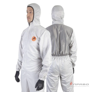 Комбинезон многоразовый защитный с антистатическими свойствами JPC175 серый. Артикул: 10828. #REGION_MIN_PRICE# в г. Москва