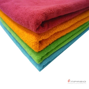 Полотенце махровое из 100%-го хлопка плотностью 430г/м² 70x140 см синее. Артикул: 10458. #REGION_MIN_PRICE#