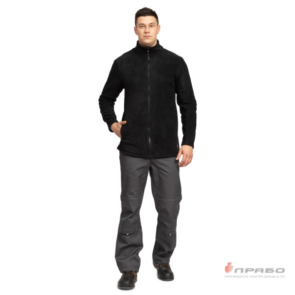 Куртка "Пикник" флисовая чёрная