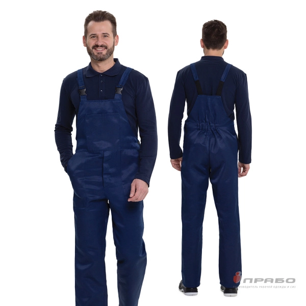 Полукомбинезон мужской «Стандарт 2» синий. Артикул: Пол102. #REGION_MIN_PRICE# в г. Новосибирск