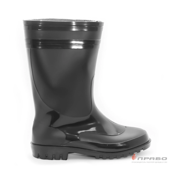 Сапоги мужские ПВХ «Sardonix 165-01» чёрные (30 см). Артикул: Пвх158. #REGION_MIN_PRICE# в г. Москва