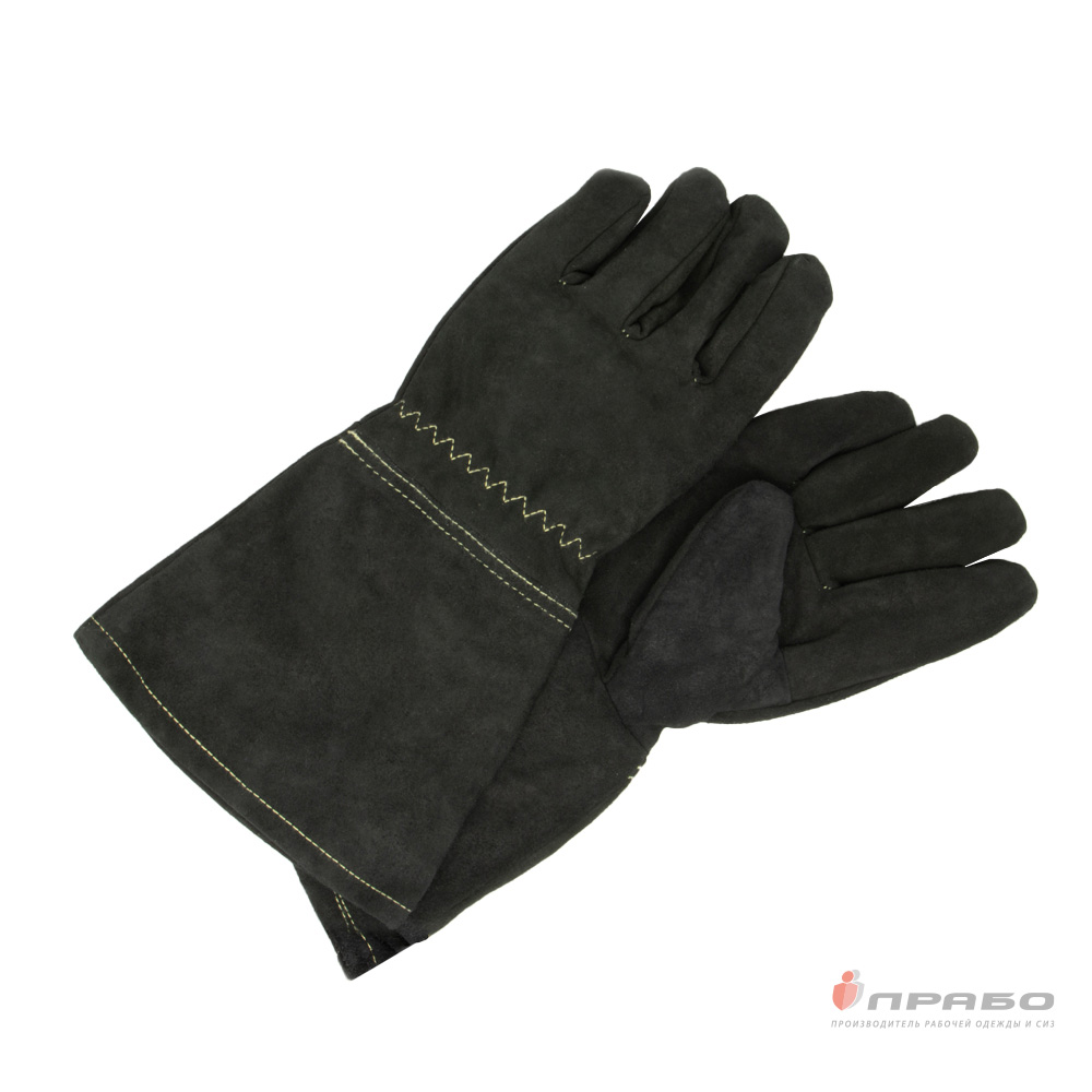 Краги спилковые пятипалые OPTIMA PLASMA KEVLAR (CS-110)_Кр108_01