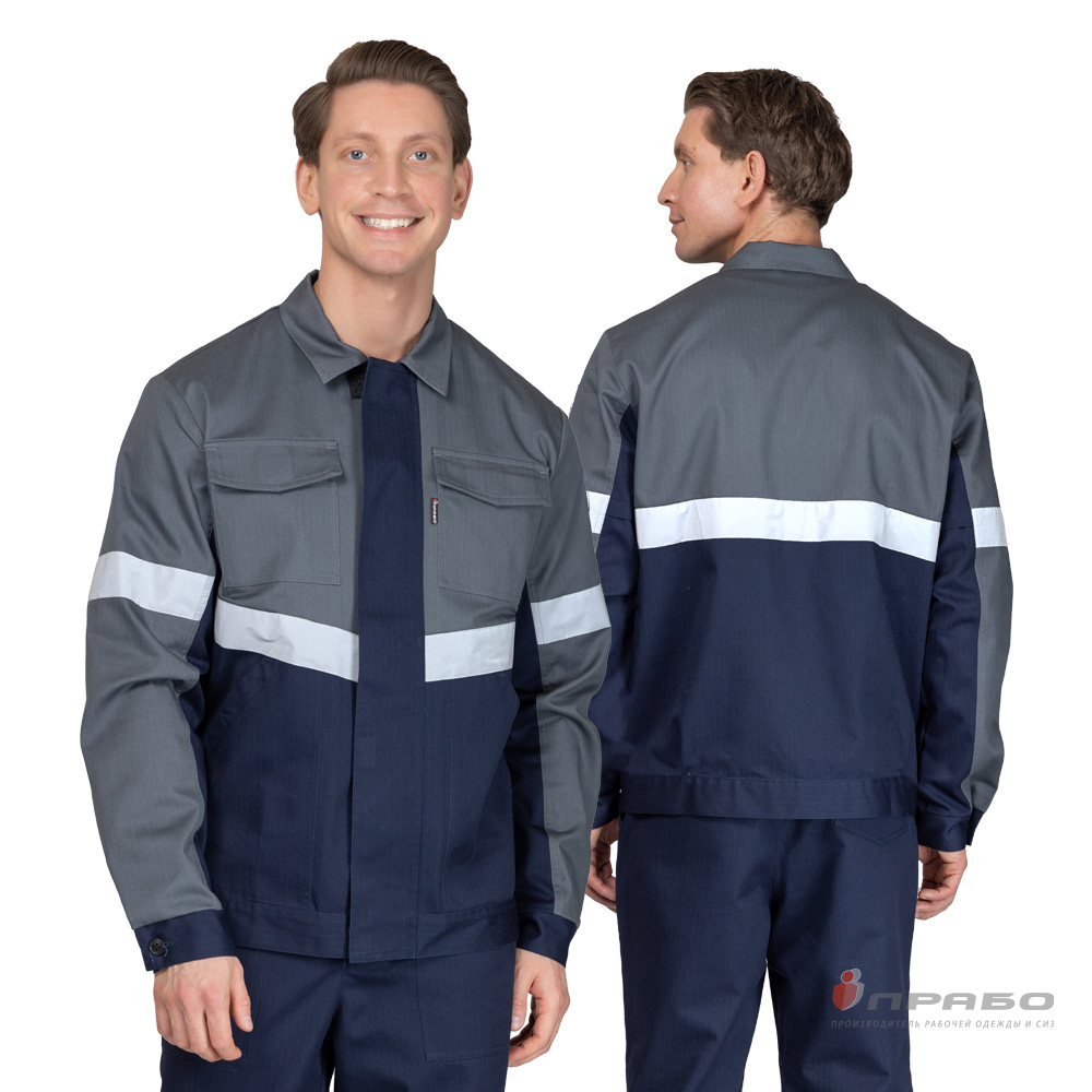 Костюм антистатический мужской «Вираж-Антистат М» тёмно-синий/тёмно-серый (куртка и брюки). Артикул: Кос10711. Цена от 9 080,00 р. в г. Екатеринбург