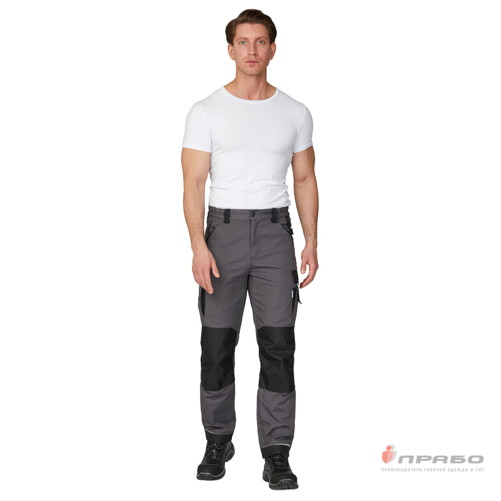 Брюки мужские «Сюрвейер» тёмно-серый/чёрный. Артикул: 10652. #REGION_MIN_PRICE# в г. Санкт-Петербург