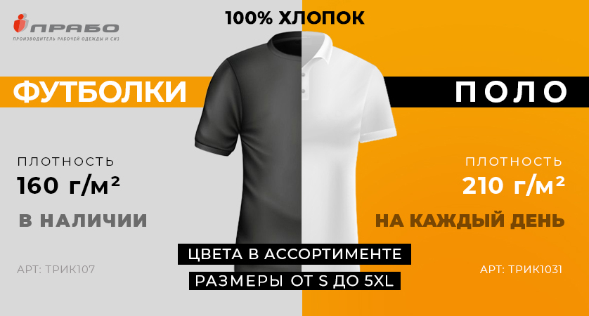 На все случаи жизни — хлопковые поло и футболки