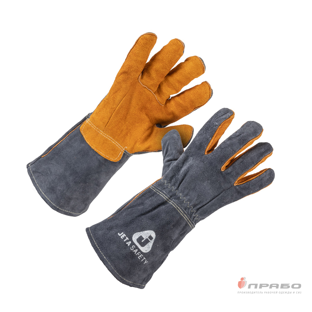 Краги спилковые пятипалые с подкладкой и усиленными швами Jeta Safety JWK502. Артикул: 11462. Цена от 861,00 р.